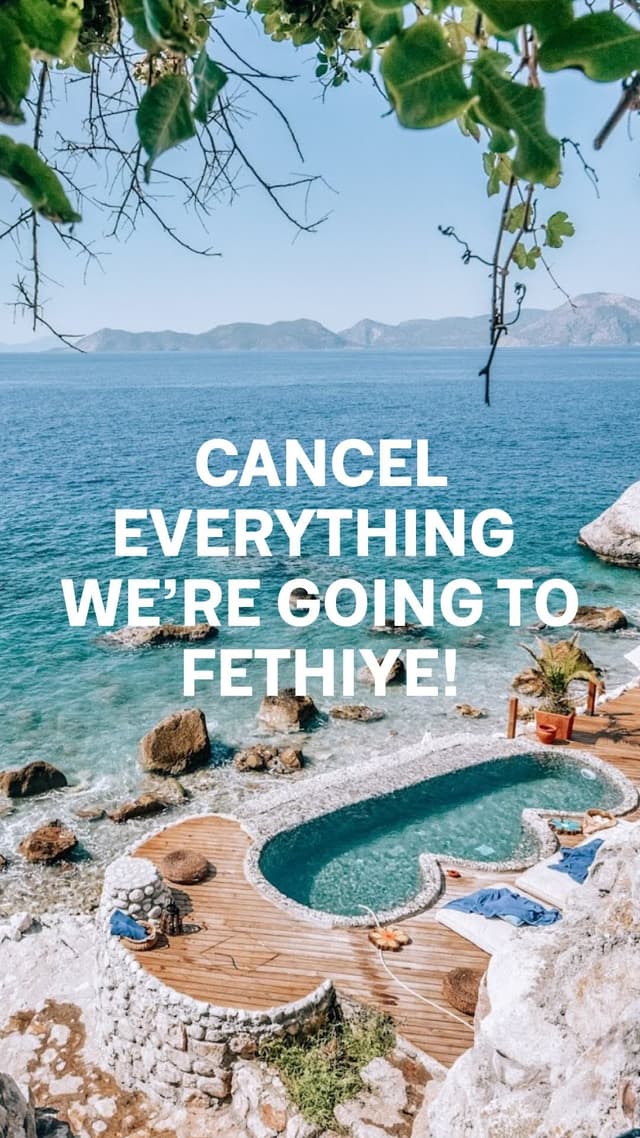 Tag someone you want to go to fethiye with!

☎️Contact us to book the perfect fethiye trip this summer!

#fethiye #tourism #turkeysummer Image